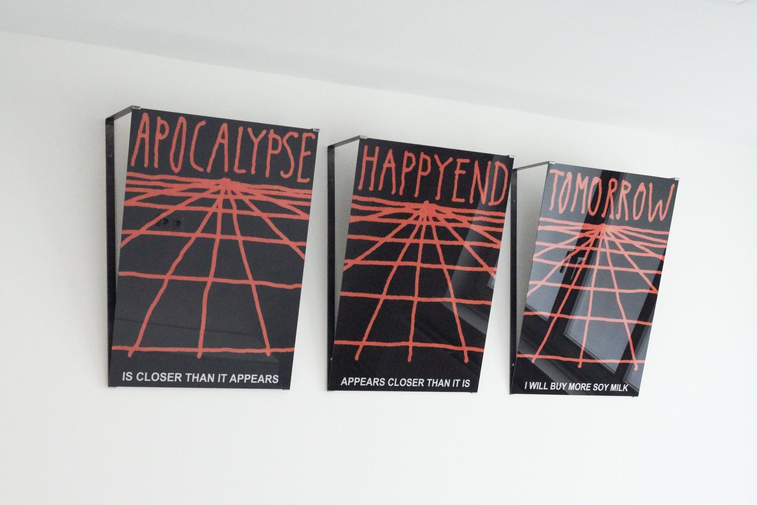 Screen prints on glass